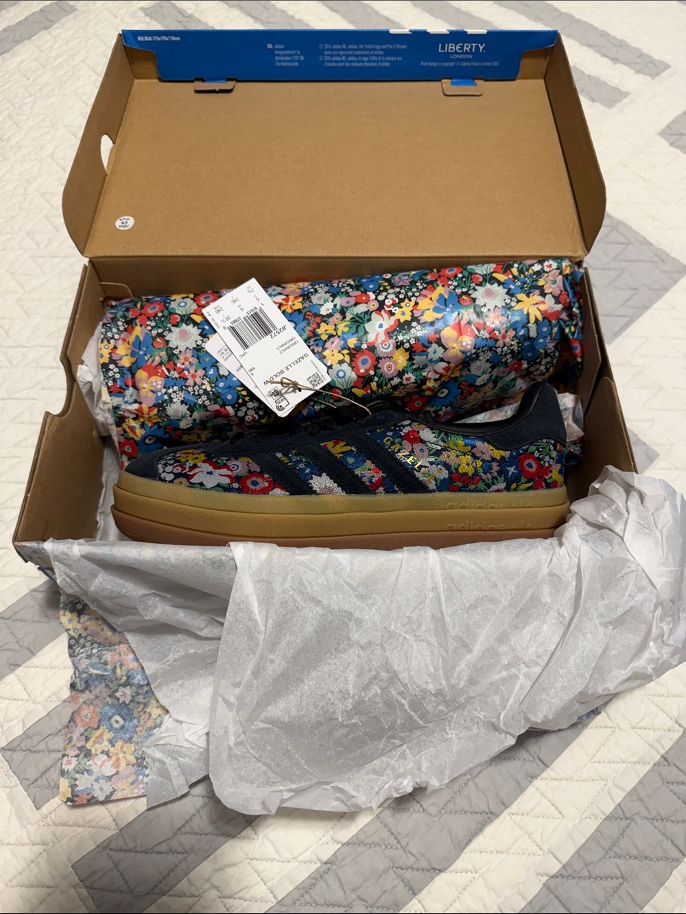 Women's Adidas Liberty Gazelle Bold Sneakers